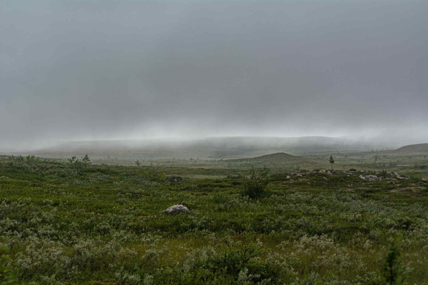 Dundret, Gällivare över molnen