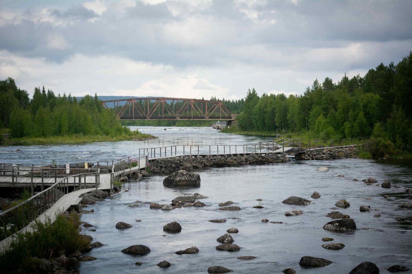 Slagnäsforsen, Lappland